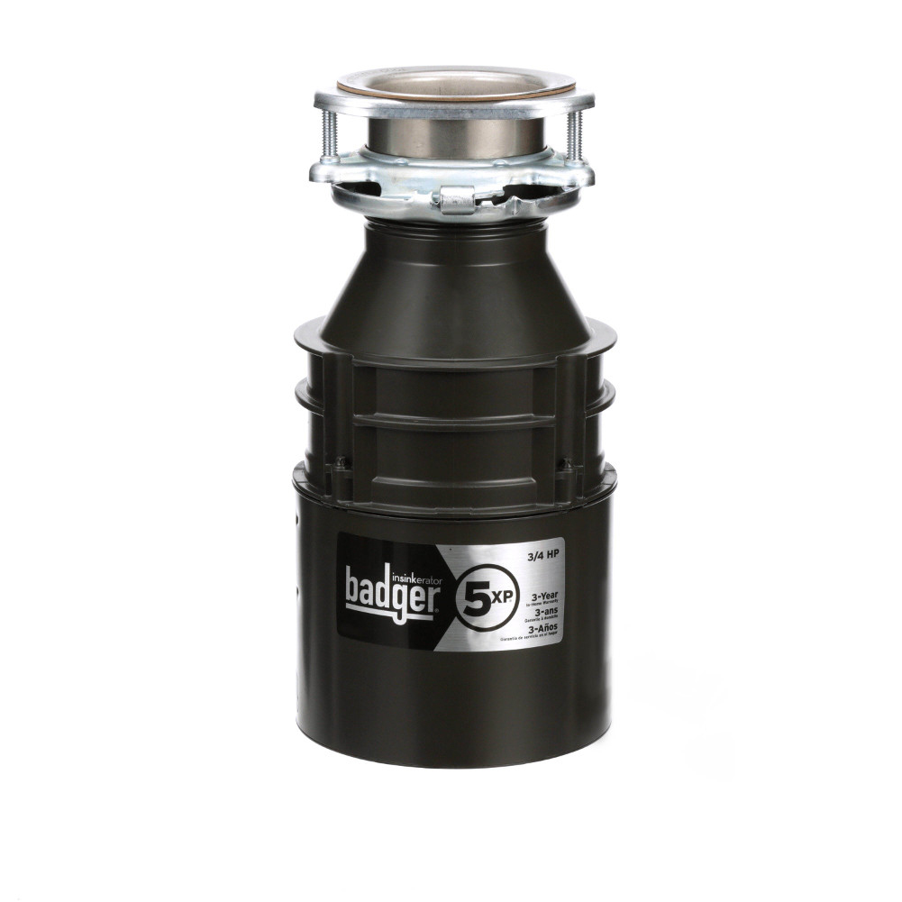 Insinkerator Badger 5XP Garbage Disposal, 3/4 HP 841920